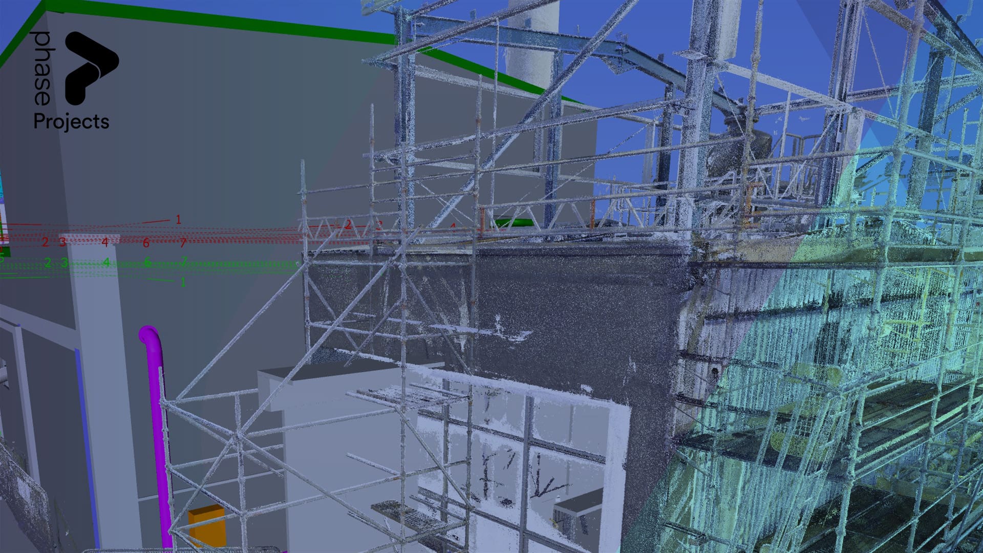 Phase Projects Survey Construction Setting out verification 3d model comparison